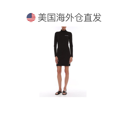 自营Love Moschino Cotton Women Women's Dress - black 美国奥 - 图1