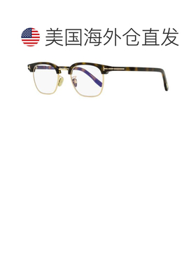 自营Tom Ford Men's Brow Line Blue Block Eyeglasses TF5932-D-