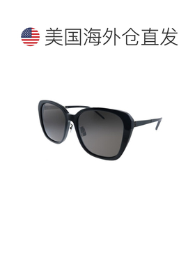 自营Saint Laurent  SL M78/F 001 Womens Oversized Sunglasses