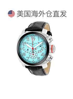 自营Christian Van Sant Men's Grand Python Blue Round 48mm -