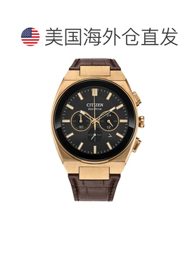 自营Citizen Men's Axiom 43mm Watch - brown 美国奥莱直发