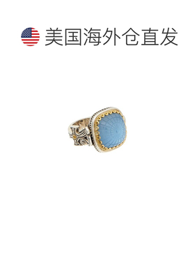 自营Konstantino Silver & 18K Doublet Ring - pattern 美国奥莱