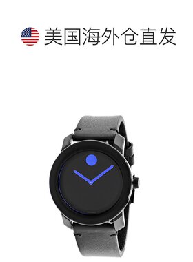 自营Movado Men's Black dial Watch - black 美国奥莱直发
