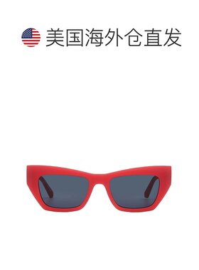 自营Calvin Klein Blue Cat Eye Unisex Sunglasses CKJ23641S 60
