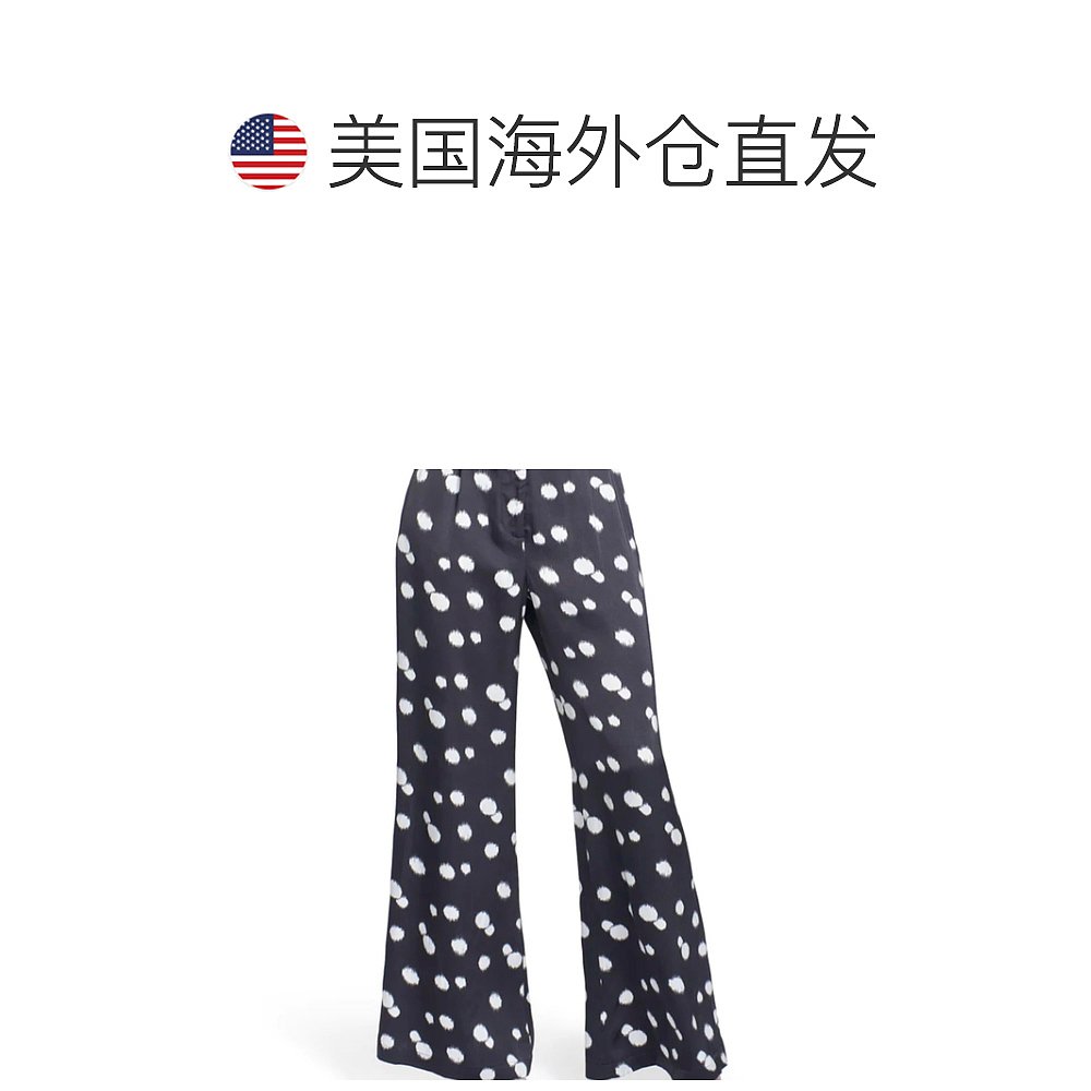 自营 corey lynn calterCamille 黑色/象牙色长裤 - 黑色/象牙色 - 图1