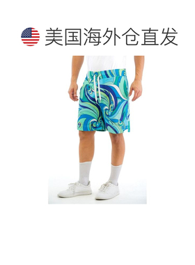 自营Moschino Cotton Bermuda Men's Shorts - multicolor 美国奥