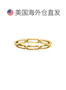 自营 RS Pure by Ross-Simons 14kt 黄金开口戒指 - 黄色 美国奥