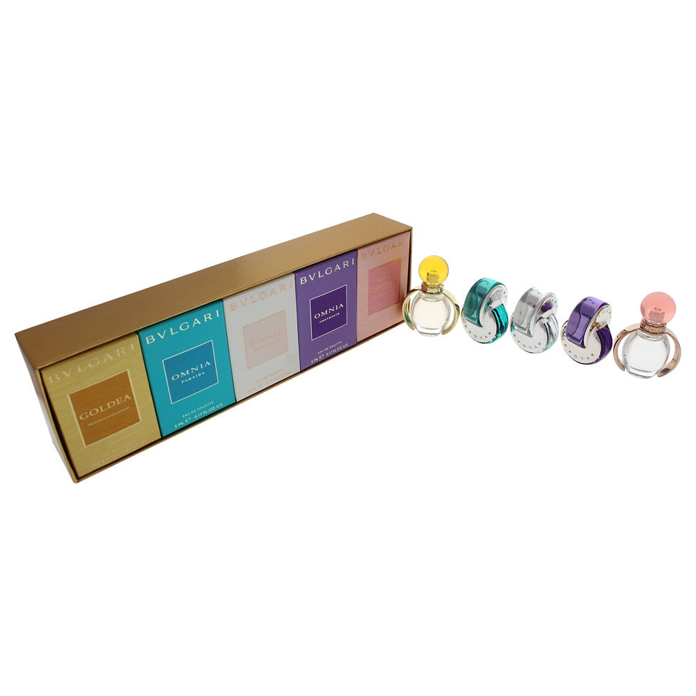 天猫国际美国直购美国直邮BVLGARI宝格丽Goldea/Omnia淡香水/香水5mlx5件收藏组合2