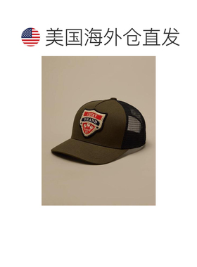 自营lucky brand幸运品牌复古补丁帽子-浅绿色 美国奥莱直发