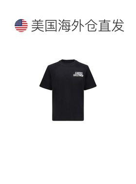 自营Amiri Cotton Men's T-Shirt - black 美国奥莱直发