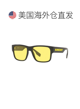 自营burberryBE4358 300185黑色/黄色-黑色 美国奥莱直发