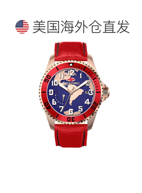 自营Seapro Men's Voyager Blue Round 42mm - blue 美国奥莱直发