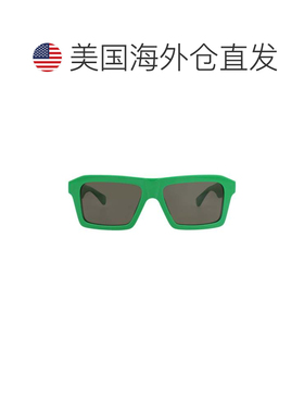 自营bottega veneta方形框再生醋酸盐太阳镜-绿色绿色绿色 美国奥