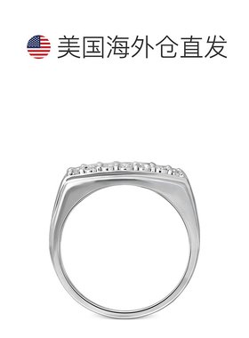 【美国直邮】macy's 通用 戒指纯银宝石钻石银色时尚