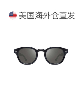 自营revo闪亮黑色RE1255 Sterling bio-acetate Phantos太阳镜-灰