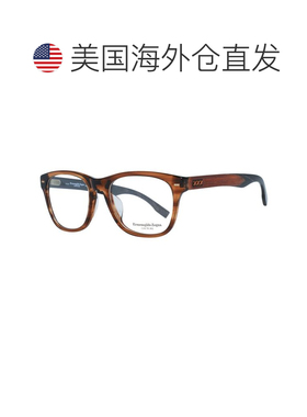自营Ermenegildo Zegna Plastic Glasses Men's (Frames) - brown