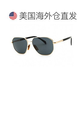 自营david beckhamDB 1132/F/S 0RHL IR金色黑色/灰色-金色黑色