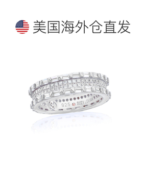 自营Suzy Levian Yellow Sterling Silver Cubic Zirconia White