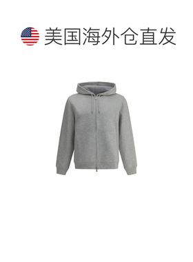 自营Brunello Cucinelli Monochrome Men's Hoodie - gray 美国奥