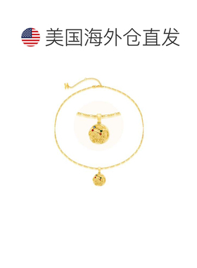 自营classicharms黄金雕塑十二生肖吊坠项链套装 - 白羊座 - 双子