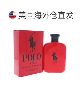 美国直邮RALPHLAUREN拉夫劳伦红色马球男士淡香水辛辣木质调正品