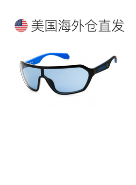 自营adidasOR0022 01X闪亮黑色/蓝色镜子-闪亮黑色 美国奥莱直发