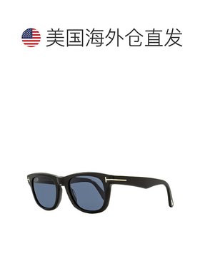 自营 Tom Ford 男士 Kendel 偏光太阳镜 TF1076 01M 黑色 54 毫米