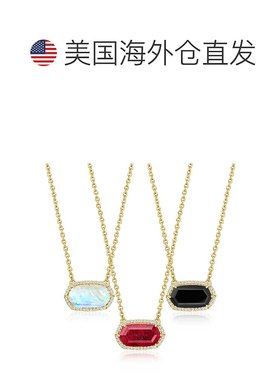 自营Ross-Simons Birthstone Necklace With White Topaz in 18kt