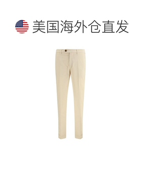 自营Brunello Cucinelli Cotton Men's Pants - beige 美国奥莱直