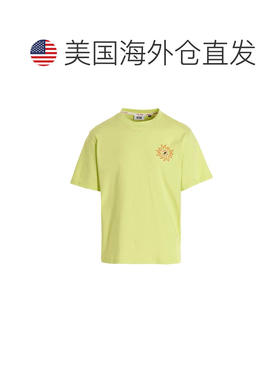 自营Gcds Men's T-Shirt Surfing Weirdo - green 美国奥莱直发