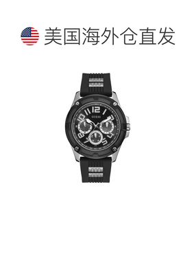 自营Guess Synthetic Sport Men's Watch - black 美国奥莱直发