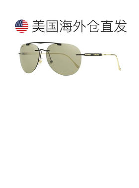 自营longines浪琴表男士经典太阳镜 LG0008-H 02L 黑色/金色 62mm