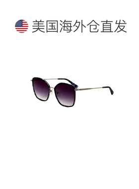 自营Longchamp Women's 59 mm Gold Sunglasses - gold textured
