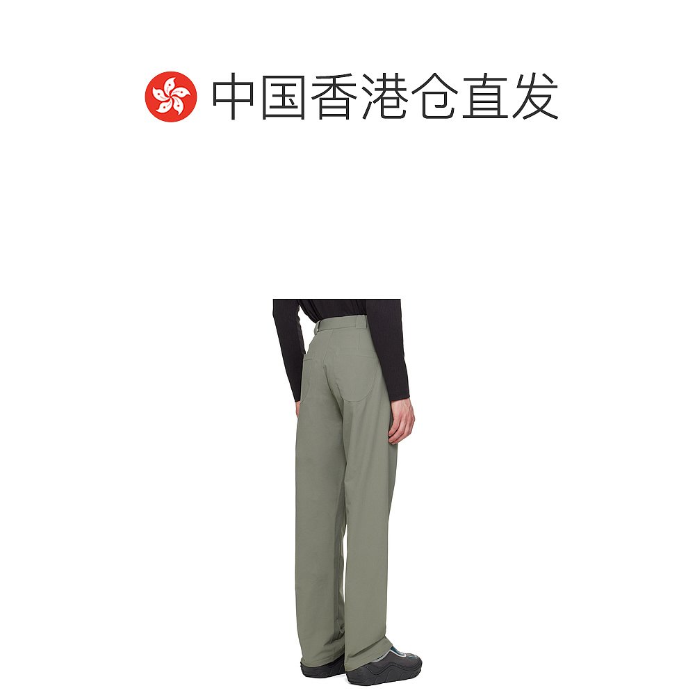 1h可退 香港直邮潮奢 Uncertain Factor 男士 绿色 Roll 长裤 UF2 - 图1