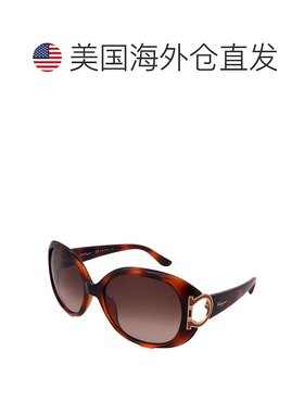 自营 salvatore ferragamoSF668S-238-57-17-125-棕色 美国奥莱直