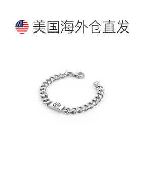 自营philipp pleinStainless Steel Bracelet PLEIN TAG - stainl