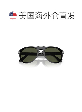 自营persol0po0649 Aviator-Inspired Glossy Black Acetate Sung