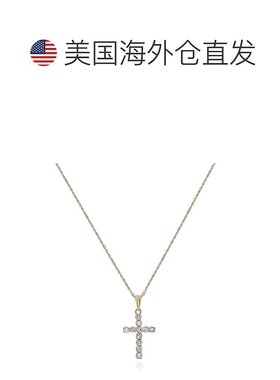 自营 diana m.14K 白金 0.25 克拉钻石吊坠 - 白色 美国奥莱直发