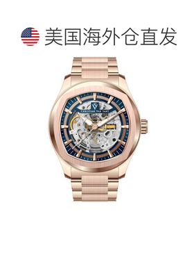 自营Christian Van Sant Men's Romeo Blue Round 42mm - blue 美