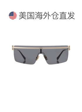 自营Miu Miu Dark Grey Shield Ladies Sunglasses MU 50ZS 5AK5S