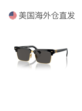 自营miu miuMU10ZS 1AB5S0黑色/金色/深灰色-黑色/金色 美国奥莱