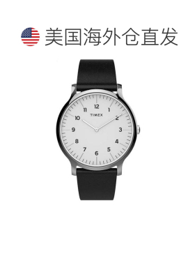 自营Timex Men's Norway White Round 40mm - white 美国奥莱直发