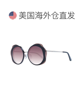 自营Ted Baker Acetate Women's Sunglasses - black 美国奥莱直