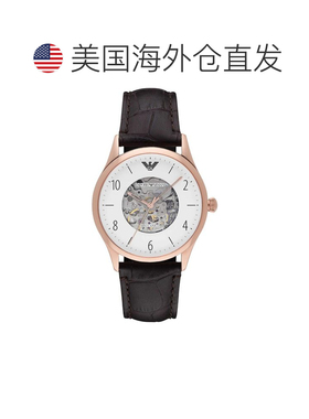 自营Emporio Armani Men's Dress 43mm Automatic Watch - silver