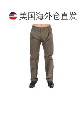 自营GF Ferre Cotton Stretch Comfort Fit Men's Pants - green