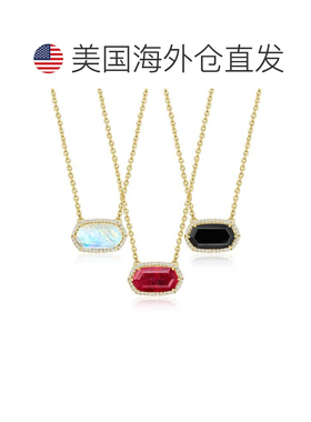 自营Ross-Simons Birthstone Necklace With White Topaz in 18kt