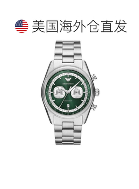 自营Emporio Armani Men's Racer 42mm Quartz Watch - green 美