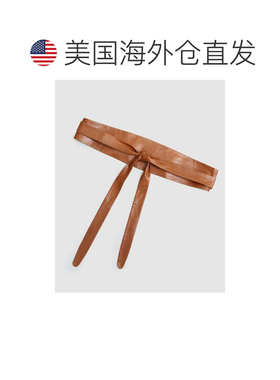 自营belle & bloomOdyssey软包裹皮带-棕色 美国奥莱直发