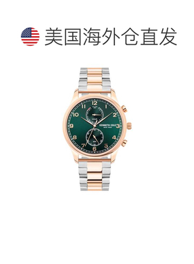 自营Kenneth Cole Men's Classic mm Quartz Watch - green 美国