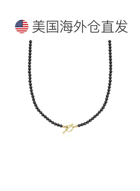 自营Ross-Simons 3.5-4mm Onyx Bead Charm-Compatible Toggle Ne